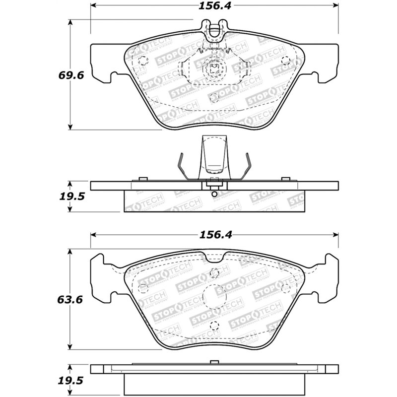 StopTech Street Brake Pads