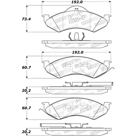 StopTech Street Brake Pads