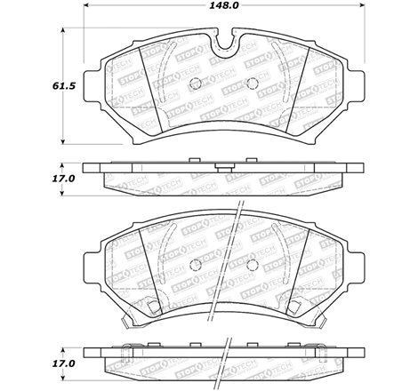 StopTech Street Brake Pads