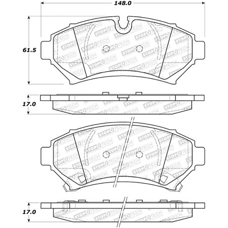 StopTech Street Brake Pads