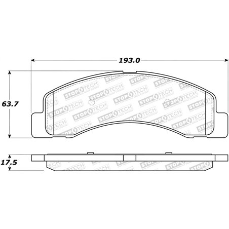 StopTech Street Brake Pads