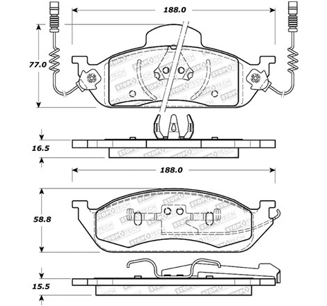 StopTech Street Brake Pads