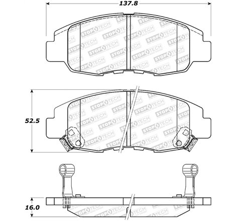 StopTech Street Brake Pads