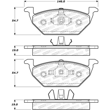 StopTech Street Brake Pads