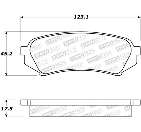 StopTech Street Brake Pads