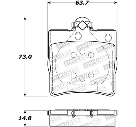 StopTech Street Brake Pads