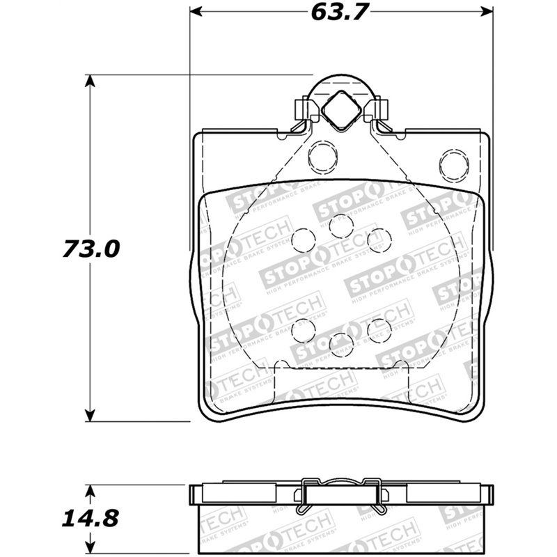 StopTech Street Brake Pads