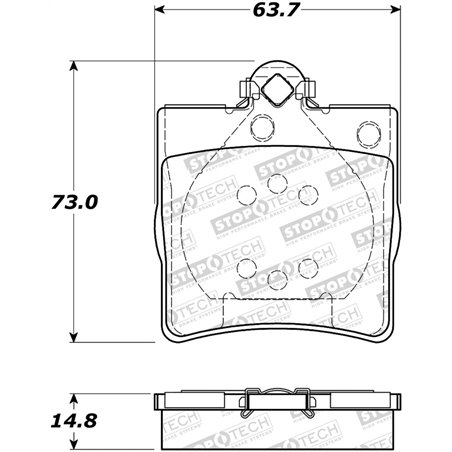 StopTech Street Brake Pads