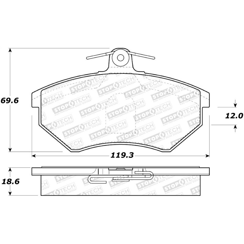 StopTech Street Brake Pads