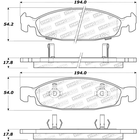 StopTech Street Brake Pads