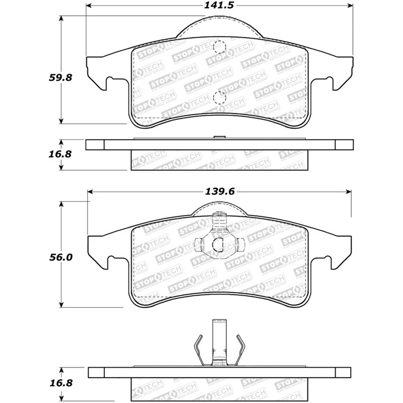 StopTech Street Brake Pads