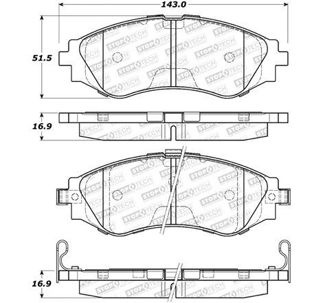 StopTech Street Brake Pads