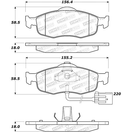 StopTech Street Brake Pads