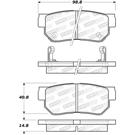 StopTech Street Brake Pads