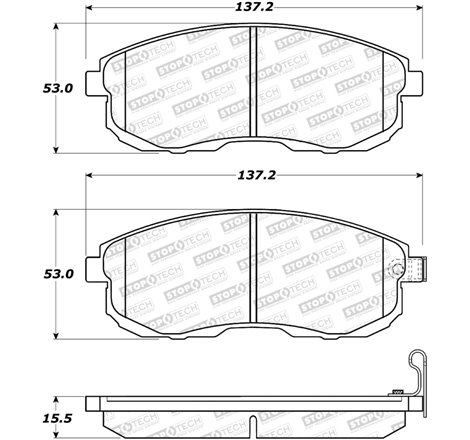 StopTech Street Brake Pads