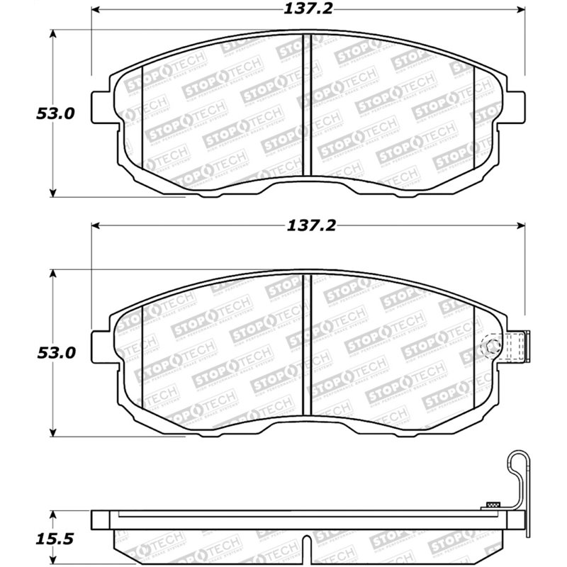 StopTech Street Brake Pads