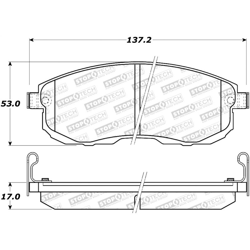 StopTech Street Brake Pads