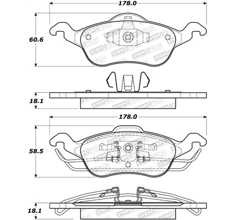 StopTech Street Brake Pads