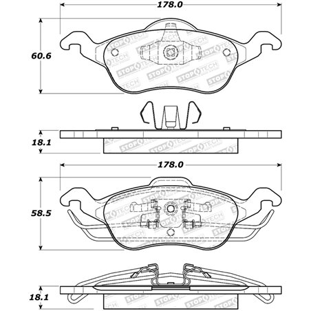 StopTech Street Brake Pads