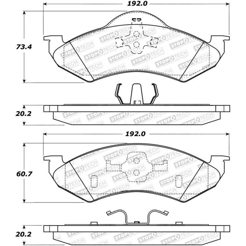 StopTech Street Brake Pads