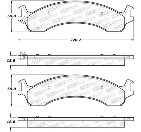 StopTech Street Brake Pads