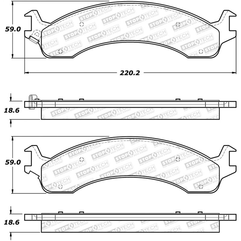 StopTech Street Brake Pads