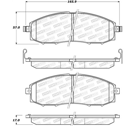 StopTech Street Brake Pads