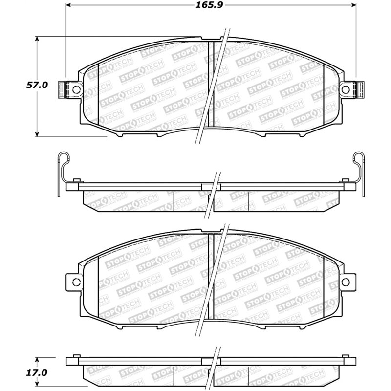 StopTech Street Brake Pads