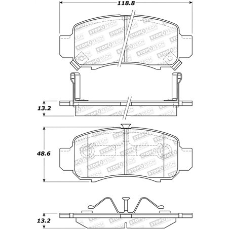 StopTech Street Brake Pads