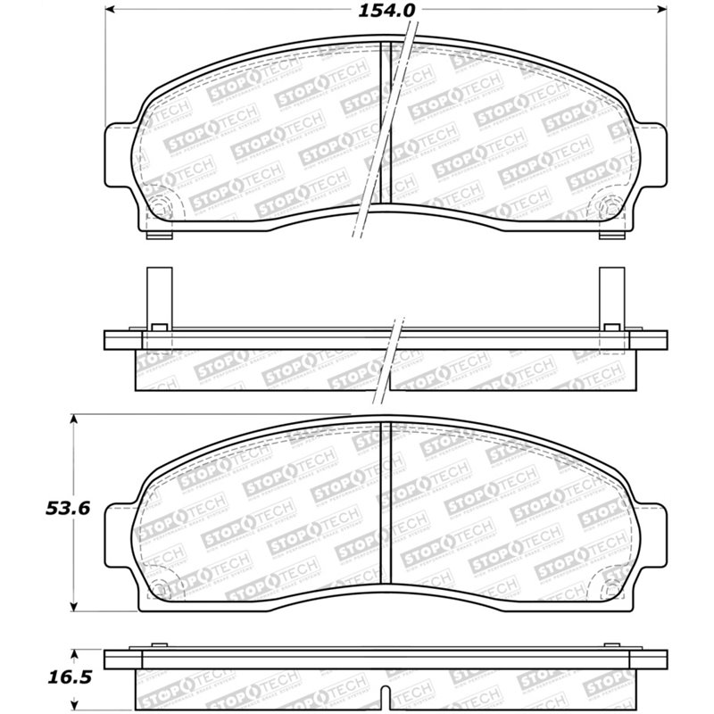 StopTech Street Brake Pads