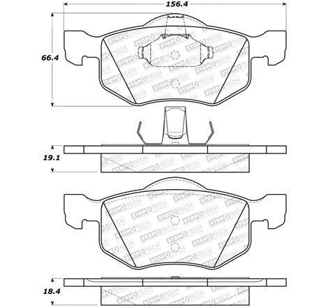 StopTech Street Brake Pads