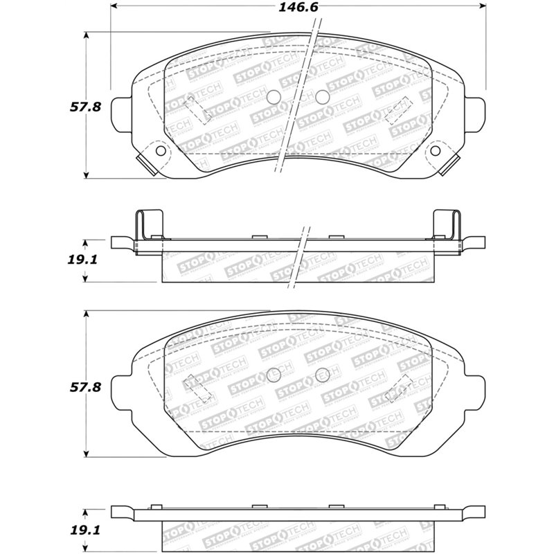 StopTech Street Brake Pads