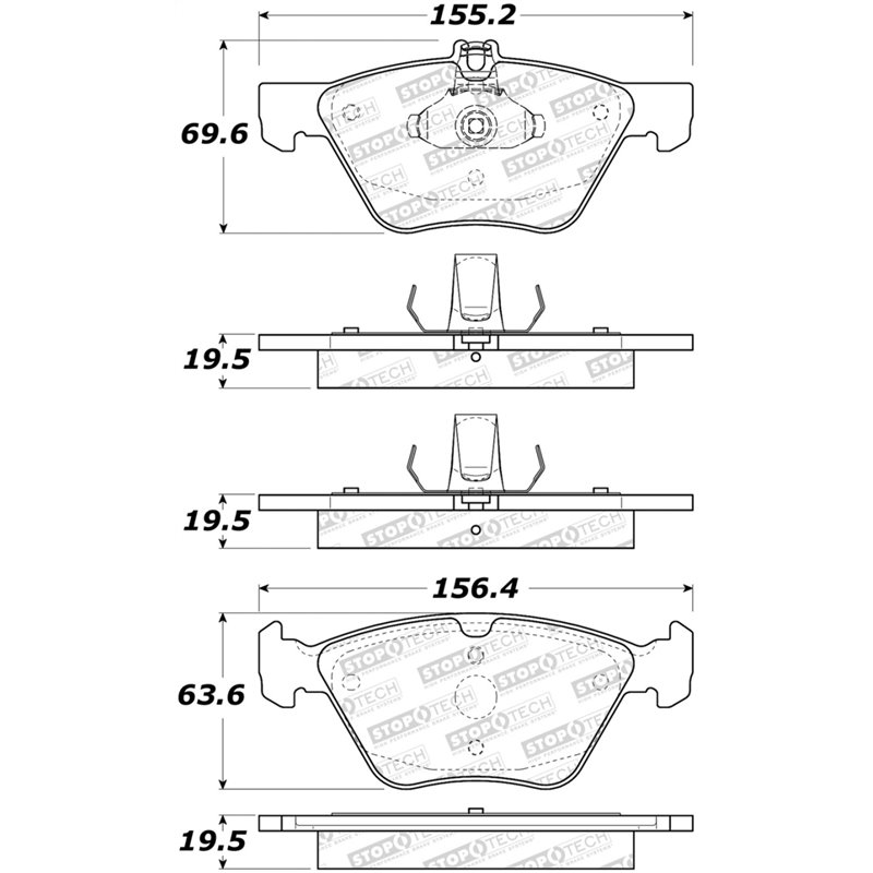 StopTech Street Brake Pads