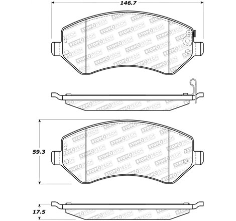 StopTech Street Brake Pads