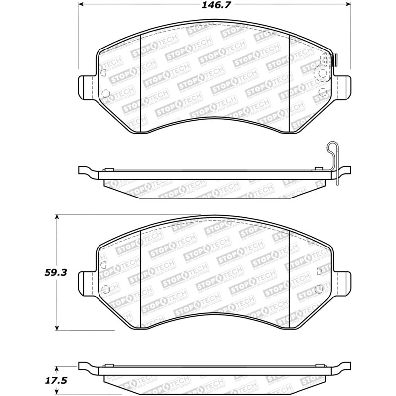 StopTech Street Brake Pads