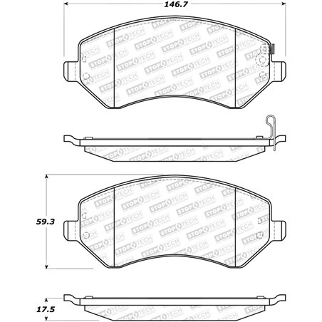 StopTech Street Brake Pads