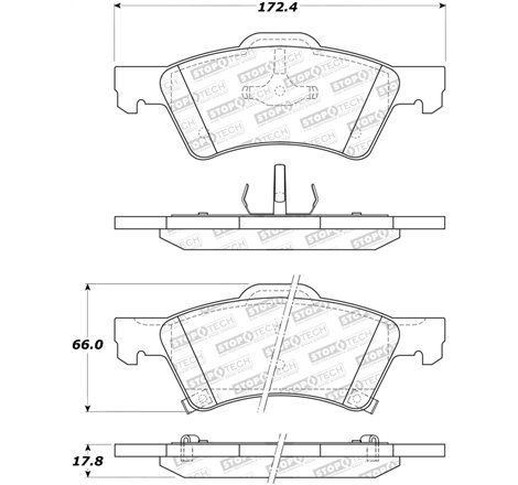 StopTech Street Brake Pads