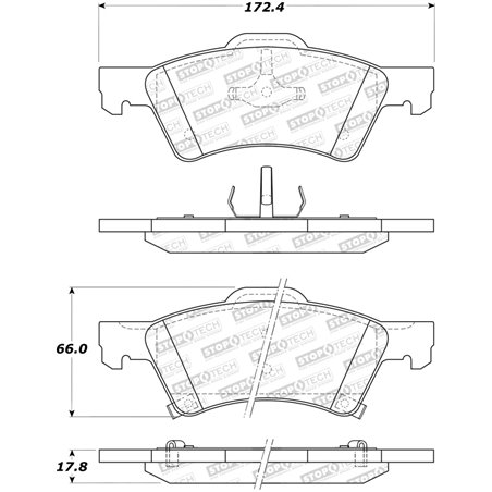 StopTech Street Brake Pads