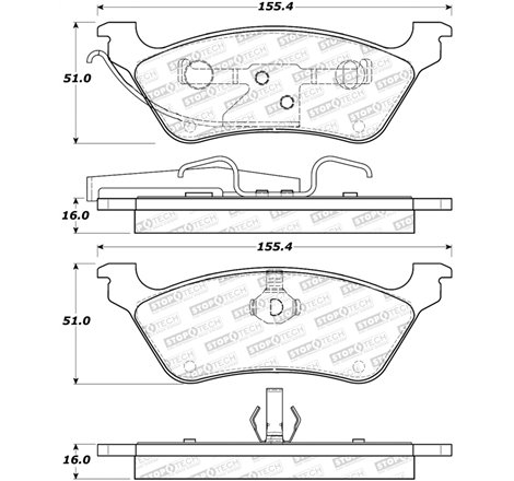 StopTech Street Brake Pads