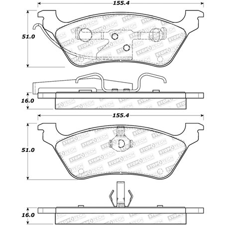 StopTech Street Brake Pads