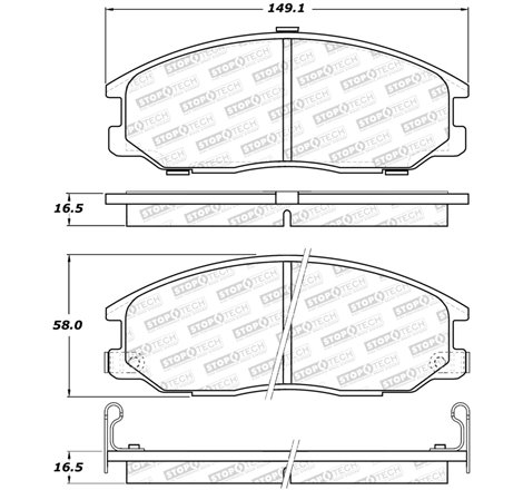 StopTech Street Brake Pads