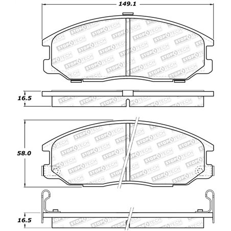 StopTech Street Brake Pads