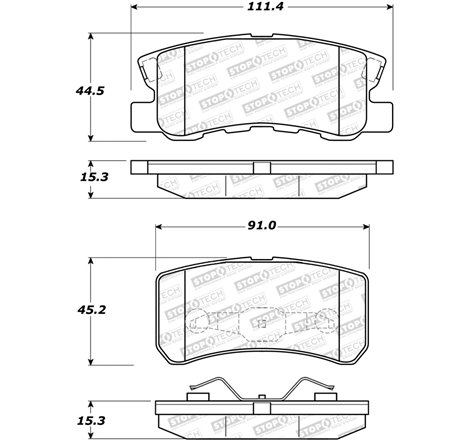 StopTech Street Brake Pads