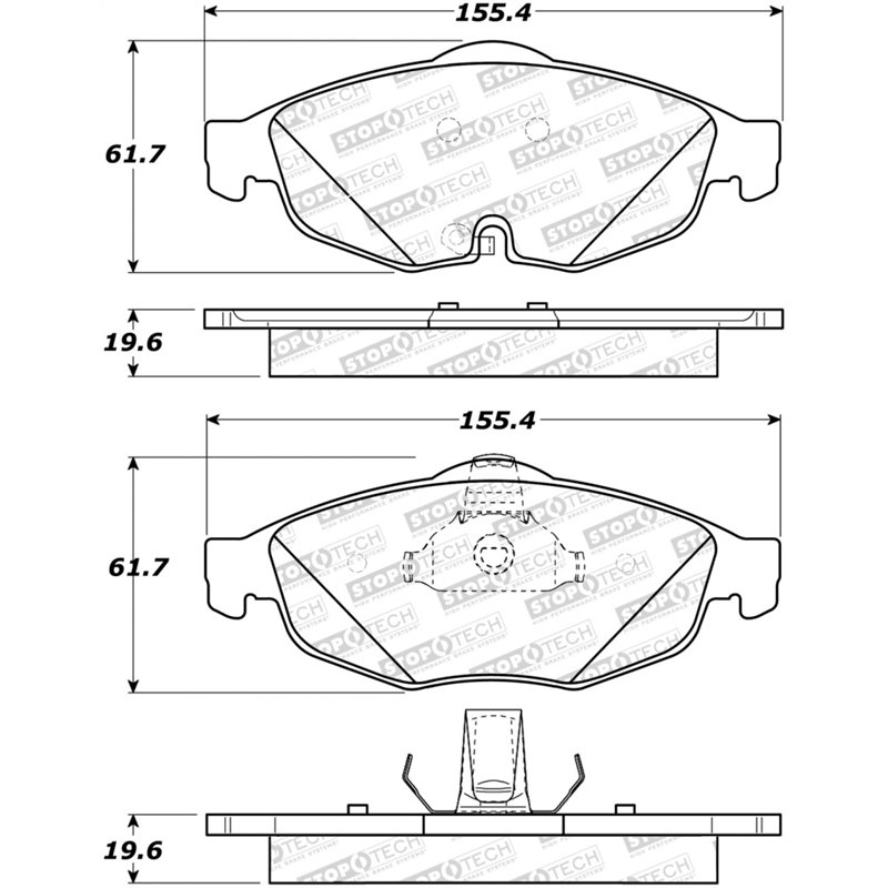 StopTech Street Brake Pads