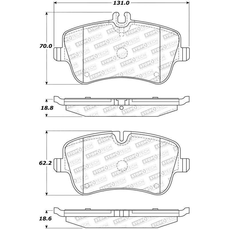 StopTech Street Brake Pads