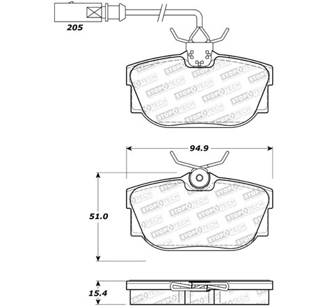 StopTech Street Brake Pads