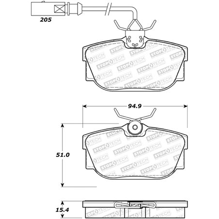 StopTech Street Brake Pads