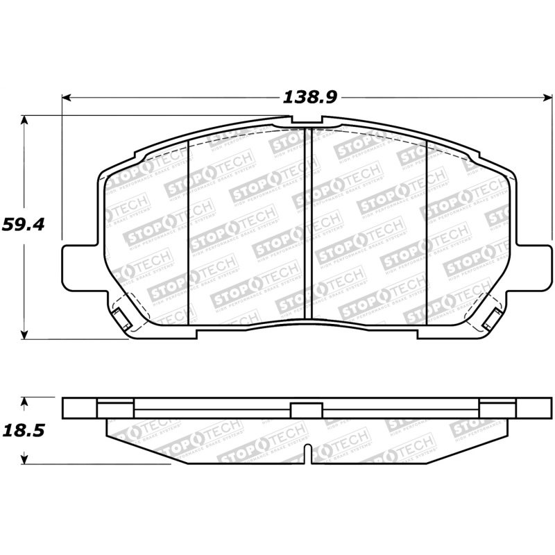 StopTech Street Brake Pads