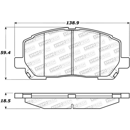 StopTech Street Brake Pads