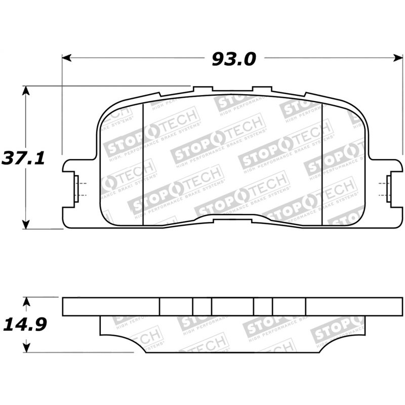 StopTech Street Brake Pads